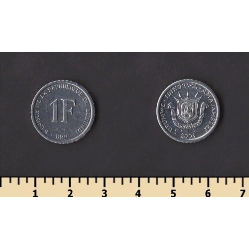 Бурунди 1 франк 2003