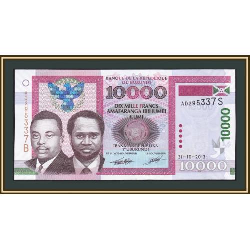 Бурунди 10000 франков 2013 P-49 (49b) a-UNC