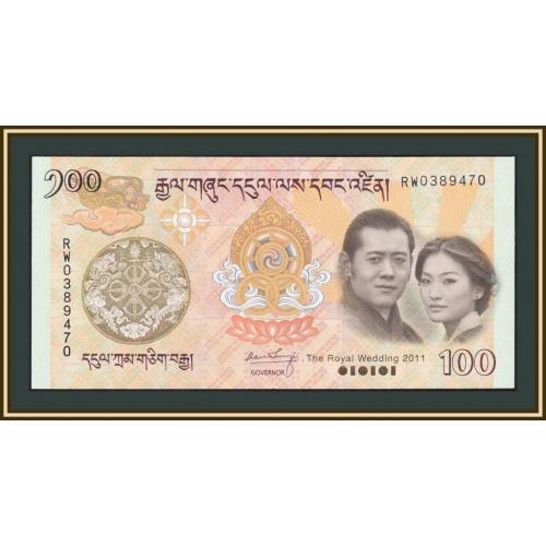 Бутан 100 нгултрумов 2011 P-35 (35a) UNC