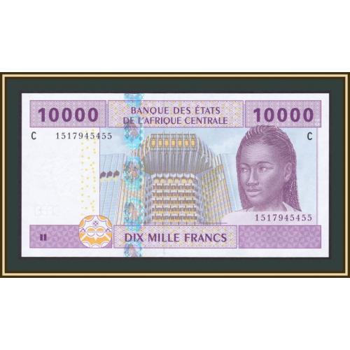 Центральная Африка (C - Чад) 10000 франков 2002 P-610 (608Cd) UNC