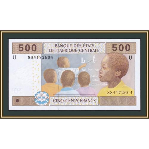 Центральная Африка (U - Камерун) 500 франков 2002 (2017) P-206 Ue UNC