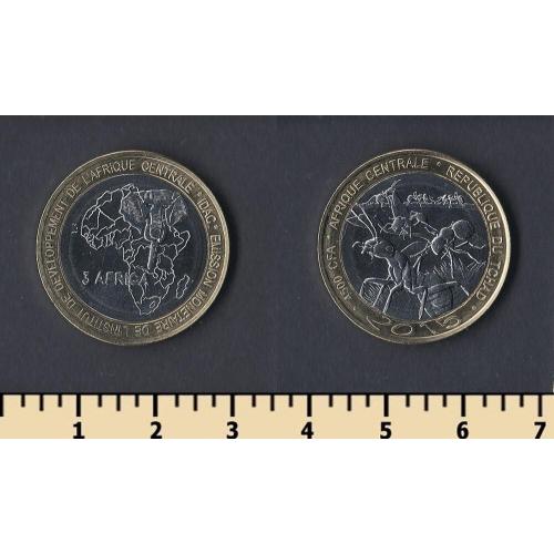 Чад 4500 франков 2015