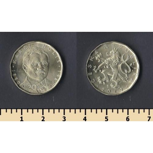 Чехия 20 крон 2019