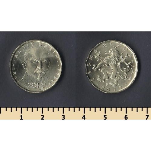 Чехия 20 крон 2019