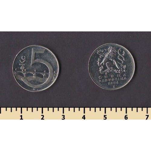 Чехия 5 крон 2008