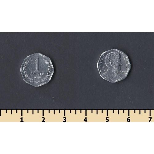 Чили 1 песо 2008