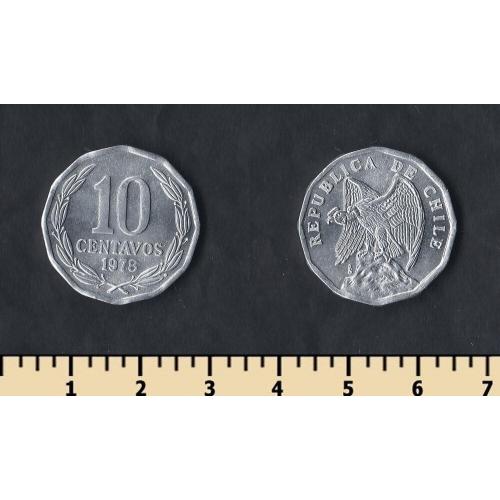 Чили 10 сентаво 1978