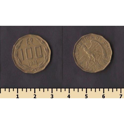 Чили 100 эскудо 1974