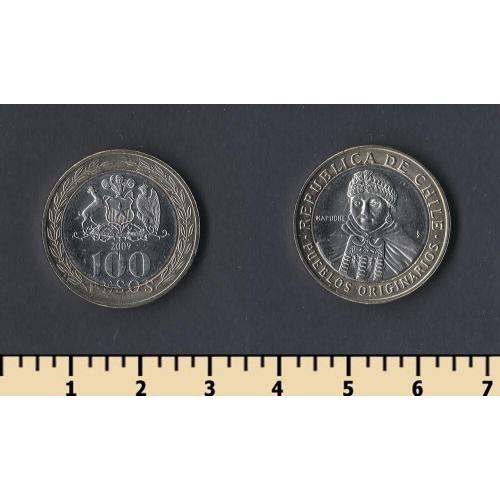 Чили 100 песо 2009