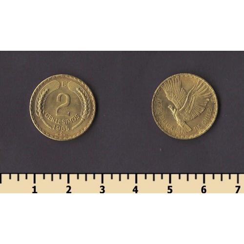 Чили 2 сентесимо 1965