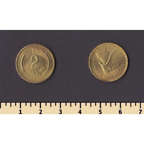 Чили 2 сентесимо 1965