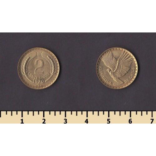 Чили 2 сентесимо 1970
