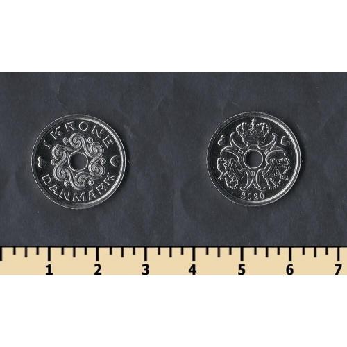 Дания 1 крона 2020