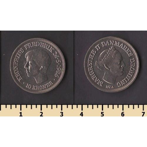 Дания 10 крон 1986