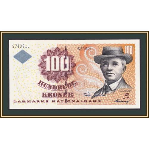 Дания 100 крон 1999 P-56 (56а) UNC