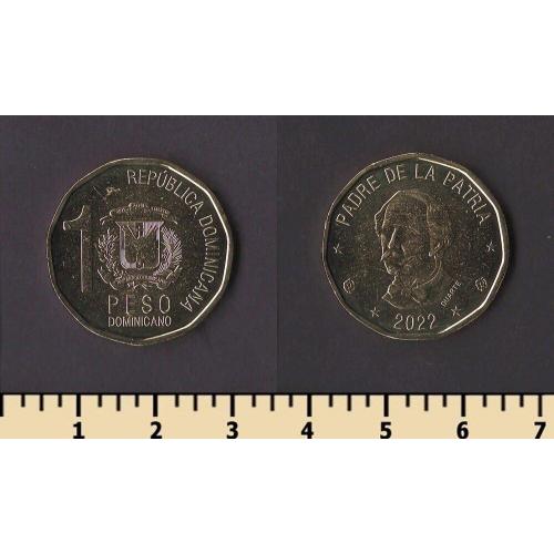 Доминиканская республика 1 песо 2020
