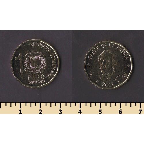 Доминиканская республика 1 песо 2020