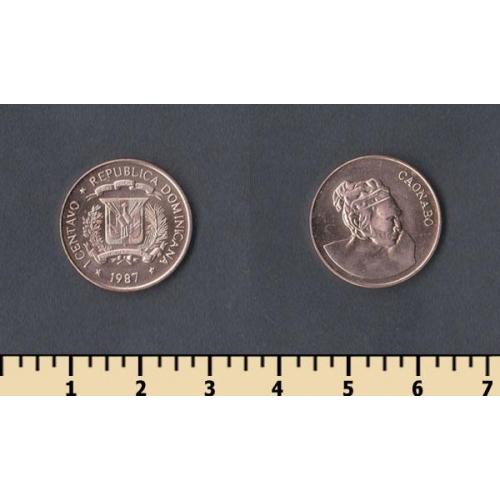 Доминиканская республика 1 сентаво 1987