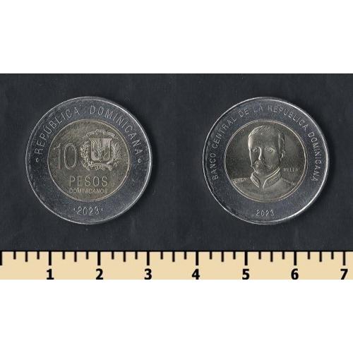 Доминиканская республика 10 песо 2023