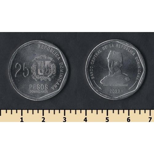 Доминиканская республика 25 песо 2022