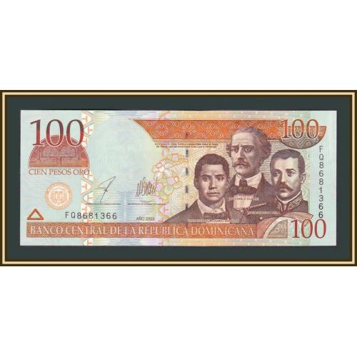 Доминиканская Республика (Доминикана) 100 песо 2003 P-171 (171c) UNC