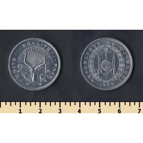 Джибути 2 франка 1999