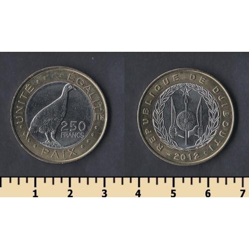 Джибути 250 франков 2012