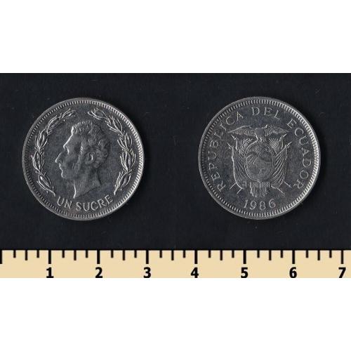Эквадор 1 сукре 1986