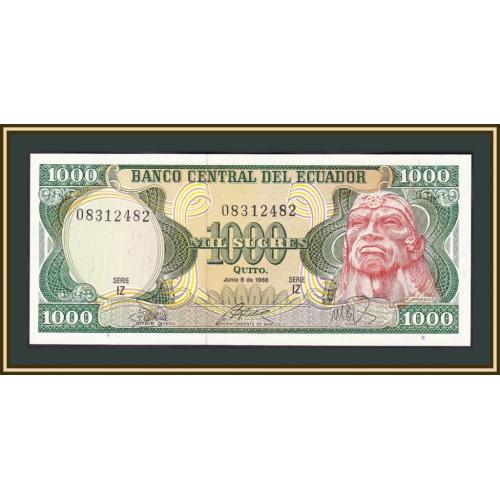 Эквадор 1000 сукре 1988 P-125 (125b.5) UNC