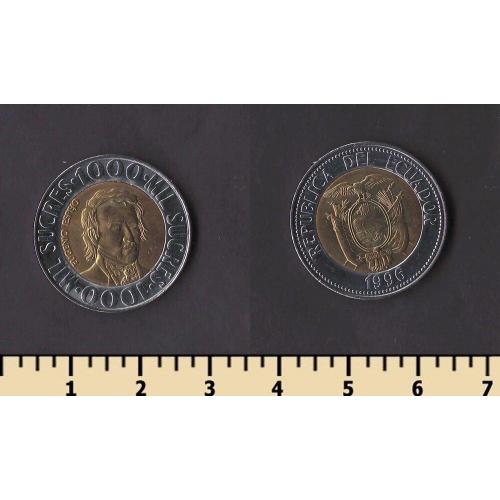 Эквадор 1000 сукре 1996