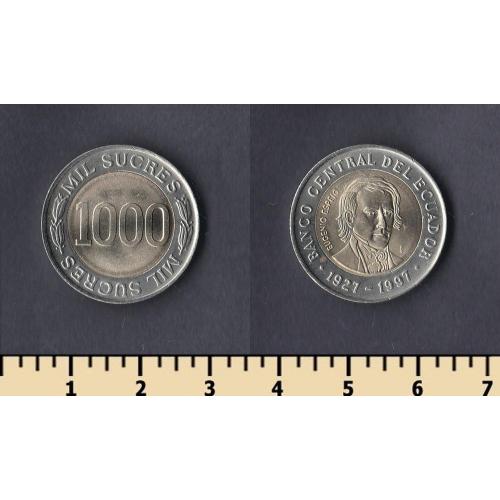 Эквадор 1000 сукре 1997