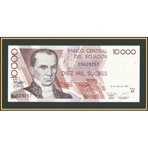 Эквадор 10000 сукре 1999 P-127 (127e.3) UNC