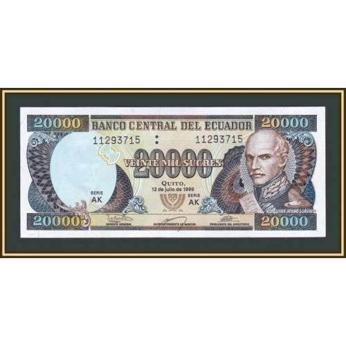 Эквадор 20000 сукре 1999 P-129 (129g.2) UNC