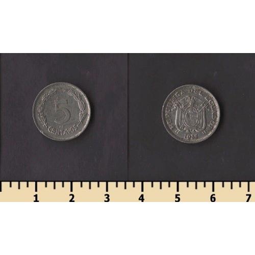 Эквадор 5 сентаво 1937