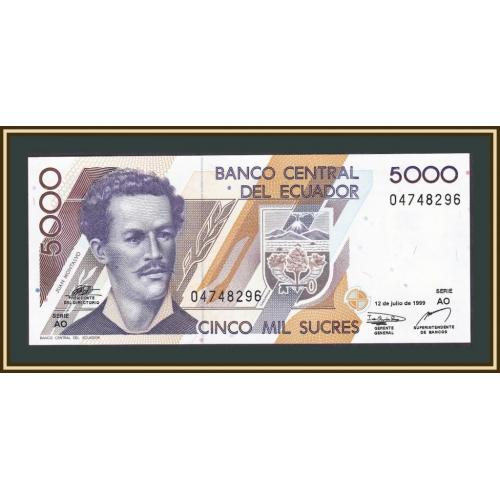 Эквадор 5000 сукре 1999 P-128 (128с.4) UNC