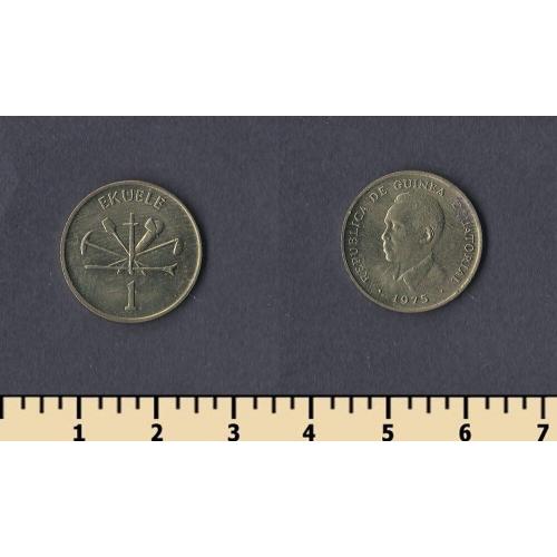 Экваториальная Гвинея 1 эквеле 1975