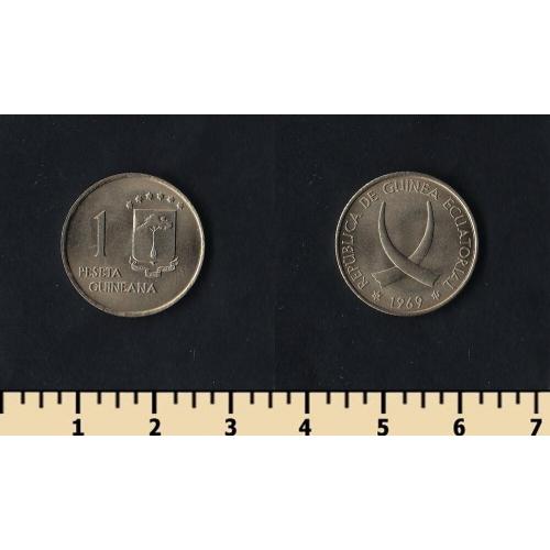 Экваториальная Гвинея 1 песета 1969