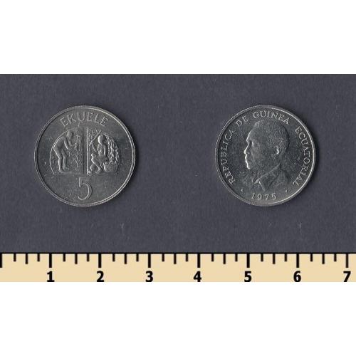 Экваториальная Гвинея 5 эквеле 1975
