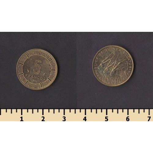 Экваториальная Гвинея 5 франков 1985