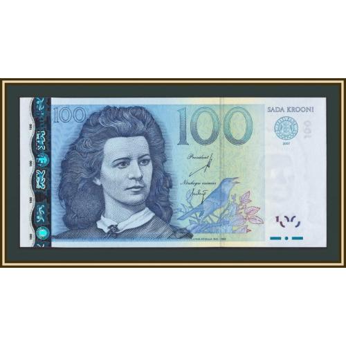 Эстония 100 крон 2007 P-88 (88a) UNC