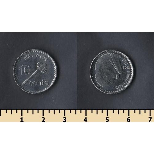 Фиджи 10 центов 2012