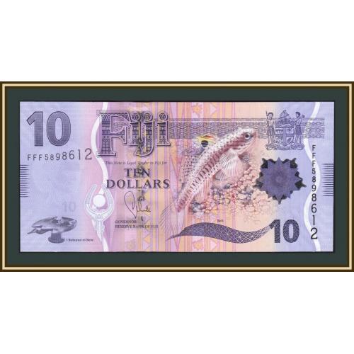 Фиджи 10 долларов 2012 P-116 (116a) UNC