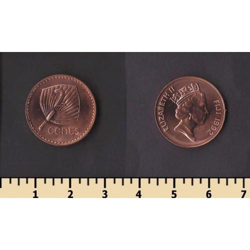 Фиджи 2 цента 1992