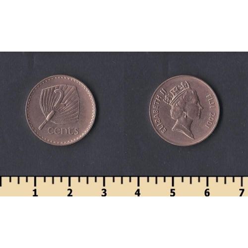 Фиджи 2 цента 2001