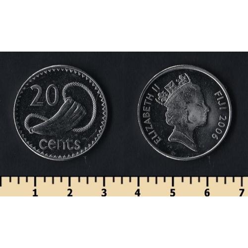 Фиджи 20 центов 2006