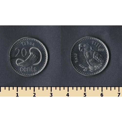 Фиджи 20 центов 2012