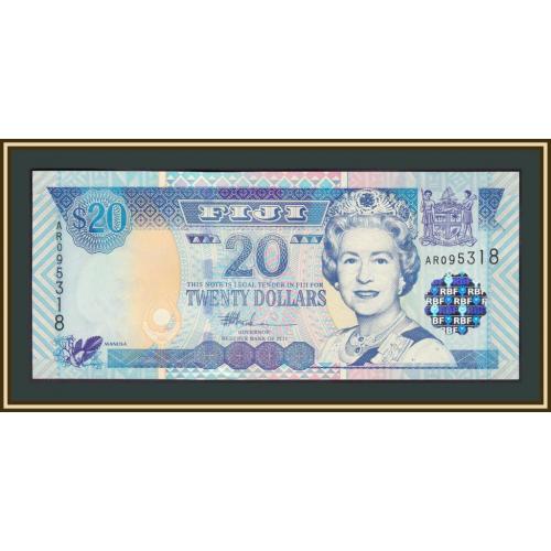 Фиджи 20 долларов 2002 P-107 (107a) UNC