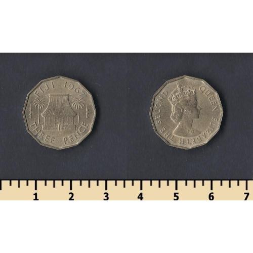 Фиджи 3 пенса 1967