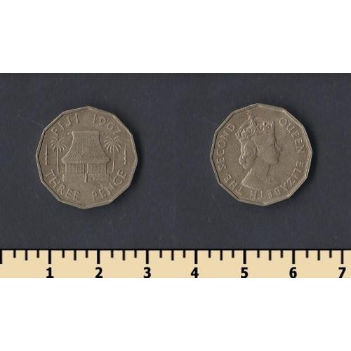 Фиджи 3 пенса 1967