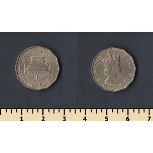 Фиджи 3 пенса 1967